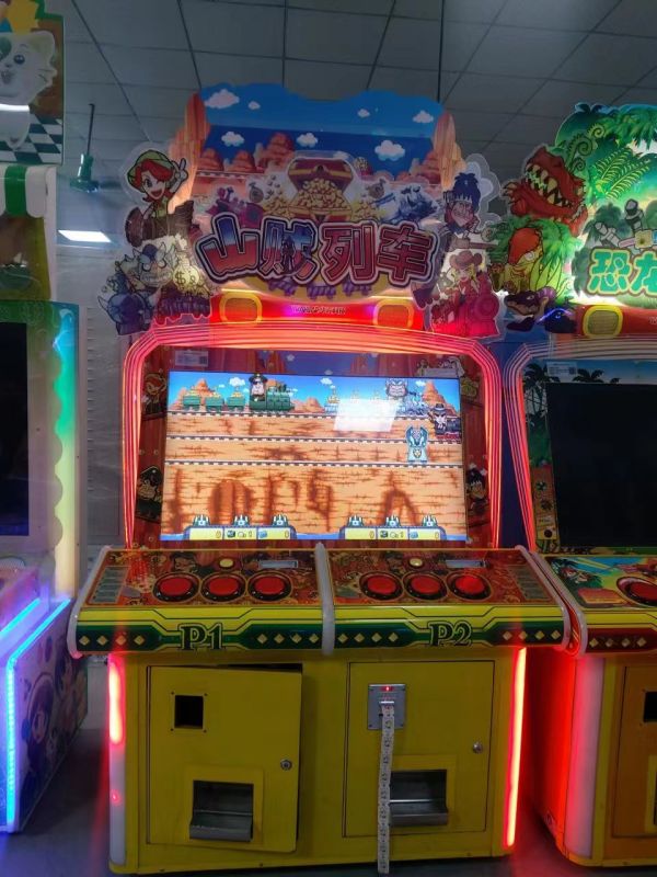 山賊列車 華立原裝正品 有臺二手的彩票機，實物拍攝 有電子標識